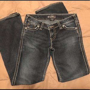 EUC Silver Frances 22” Jeans, Size W29/L33